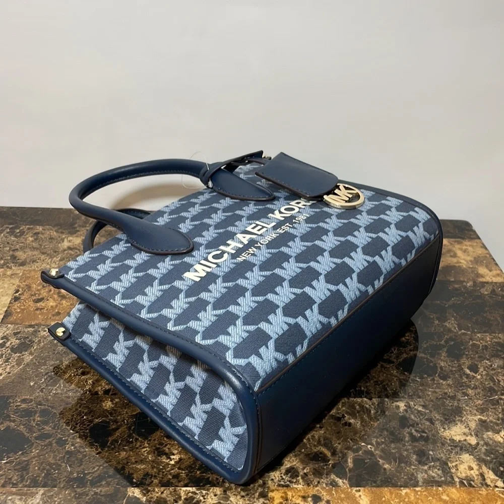 MICHAEL KORS 💙 Small Logo Jacquard Crossbody Bag tote